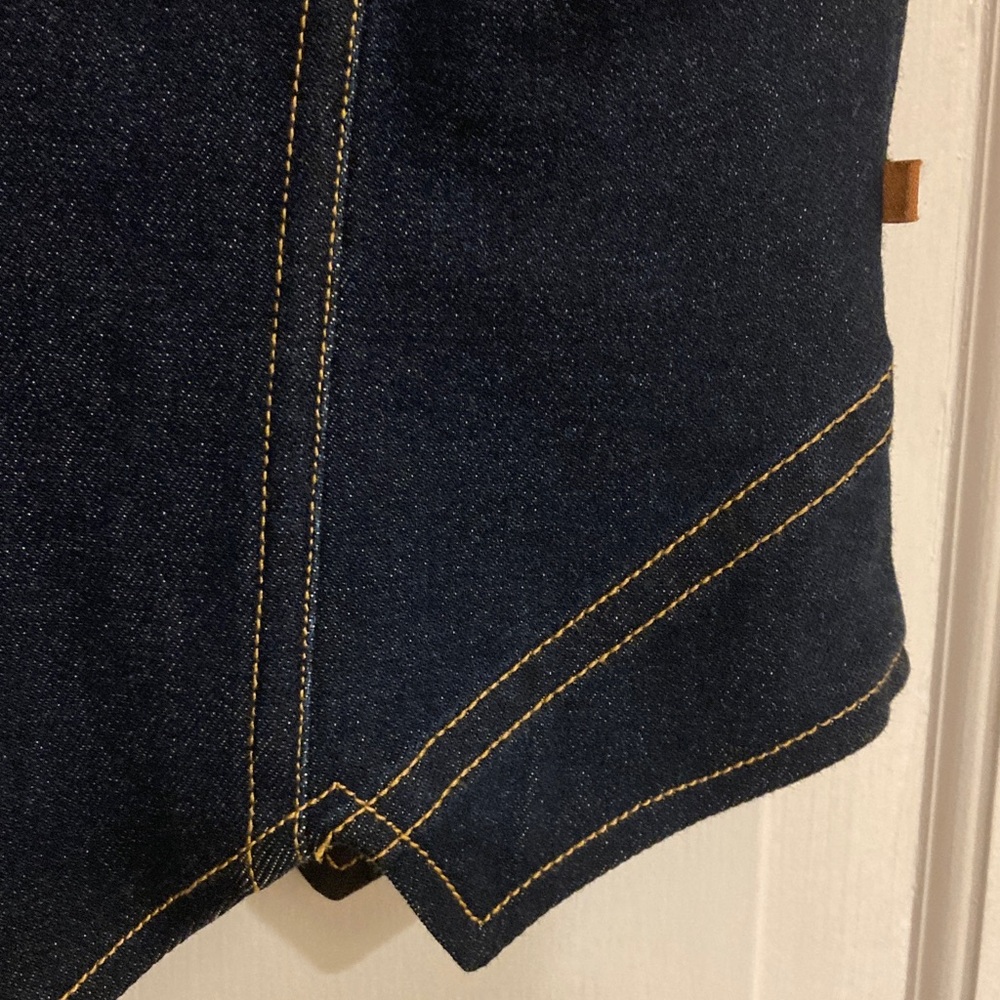 Miaou L Dark Blue denim dolly corset. Featuring a front zipper. NWT. - Picture 4 of 6